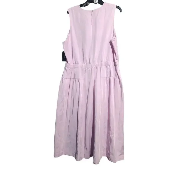 ALFANI Women's Dress Purple Lavender Sleeveless Drawstring-Waist NWT - Picture 3 of 5